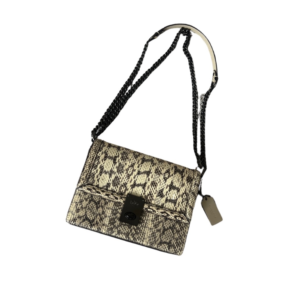 Coach Hutton Snake Print Purse
